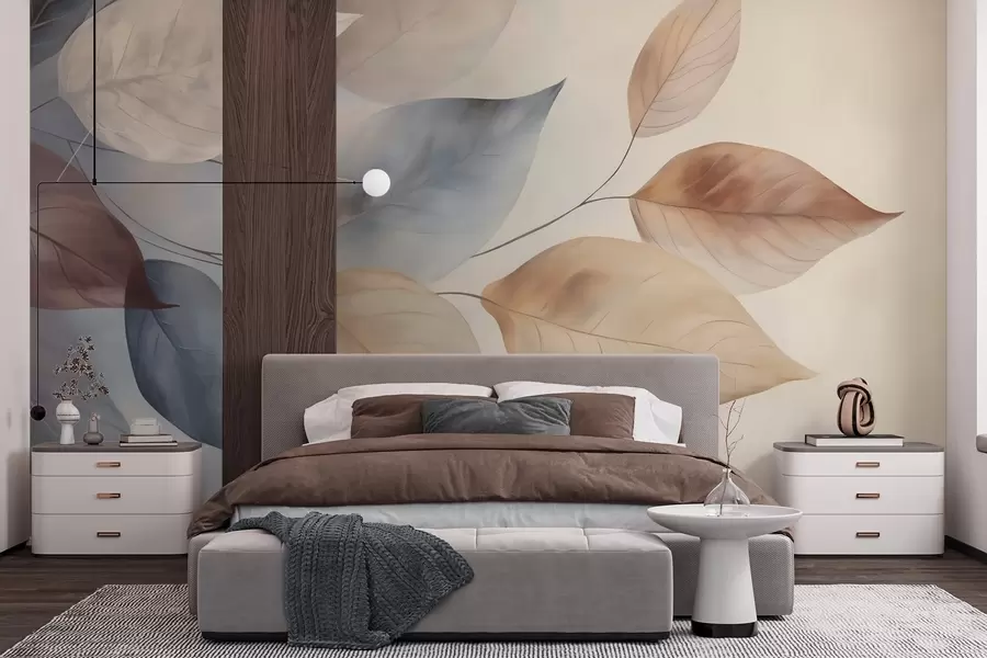 murales de pared Hojas abstractas w05946