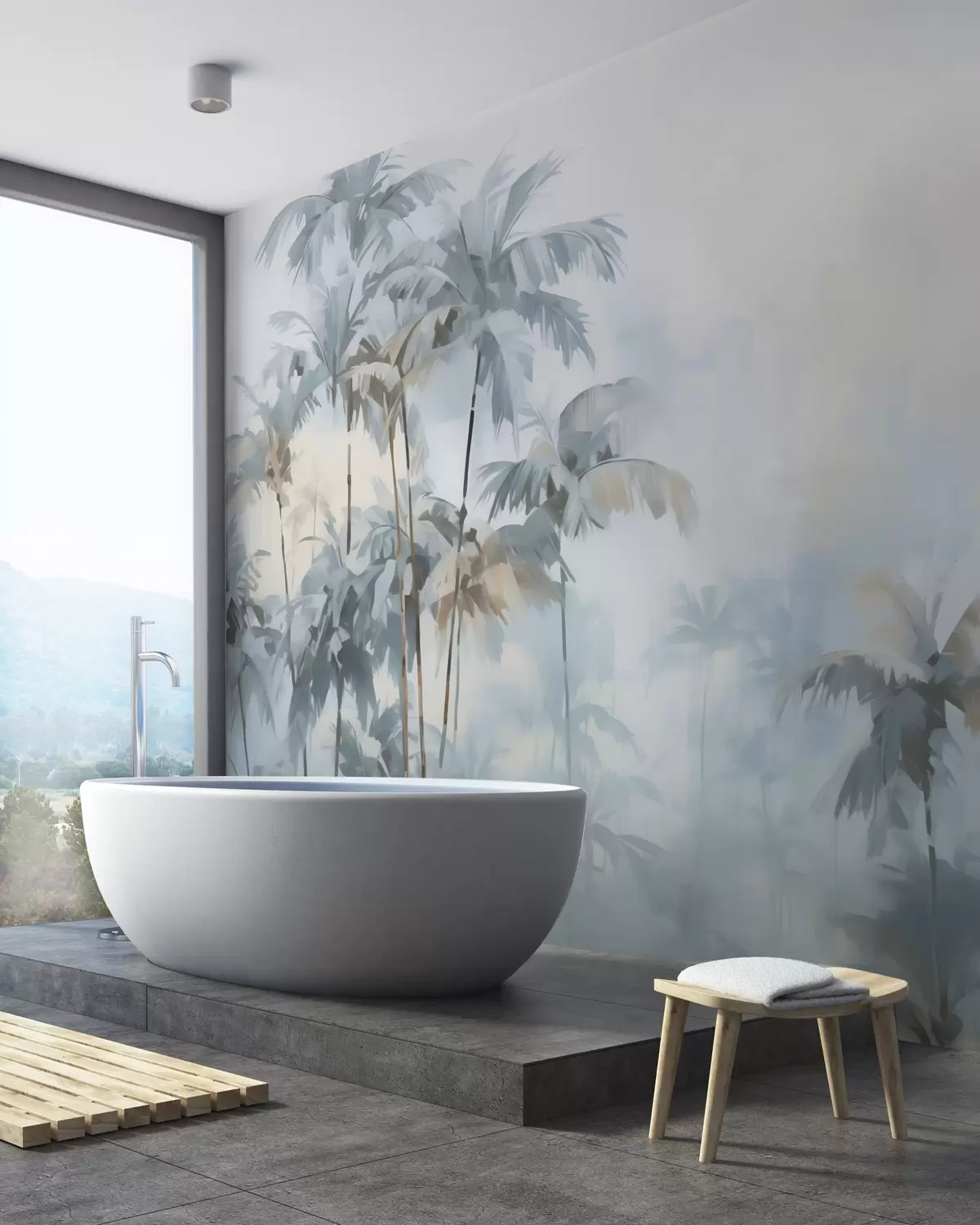 murales de pared Palmeras abstractas w05994