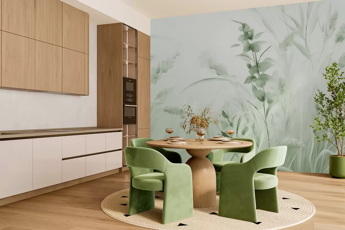 murales de pared Campo de flores w05913v1