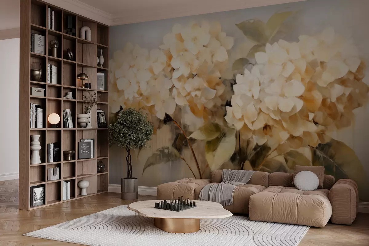 murales de pared Hortensias w06003