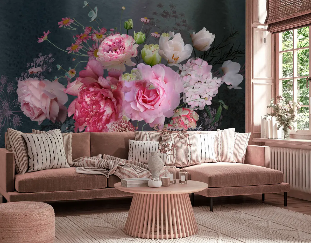 Murales de pared Precioso ramo de flores u72231 murales de pared Precioso ramo de flores u72231