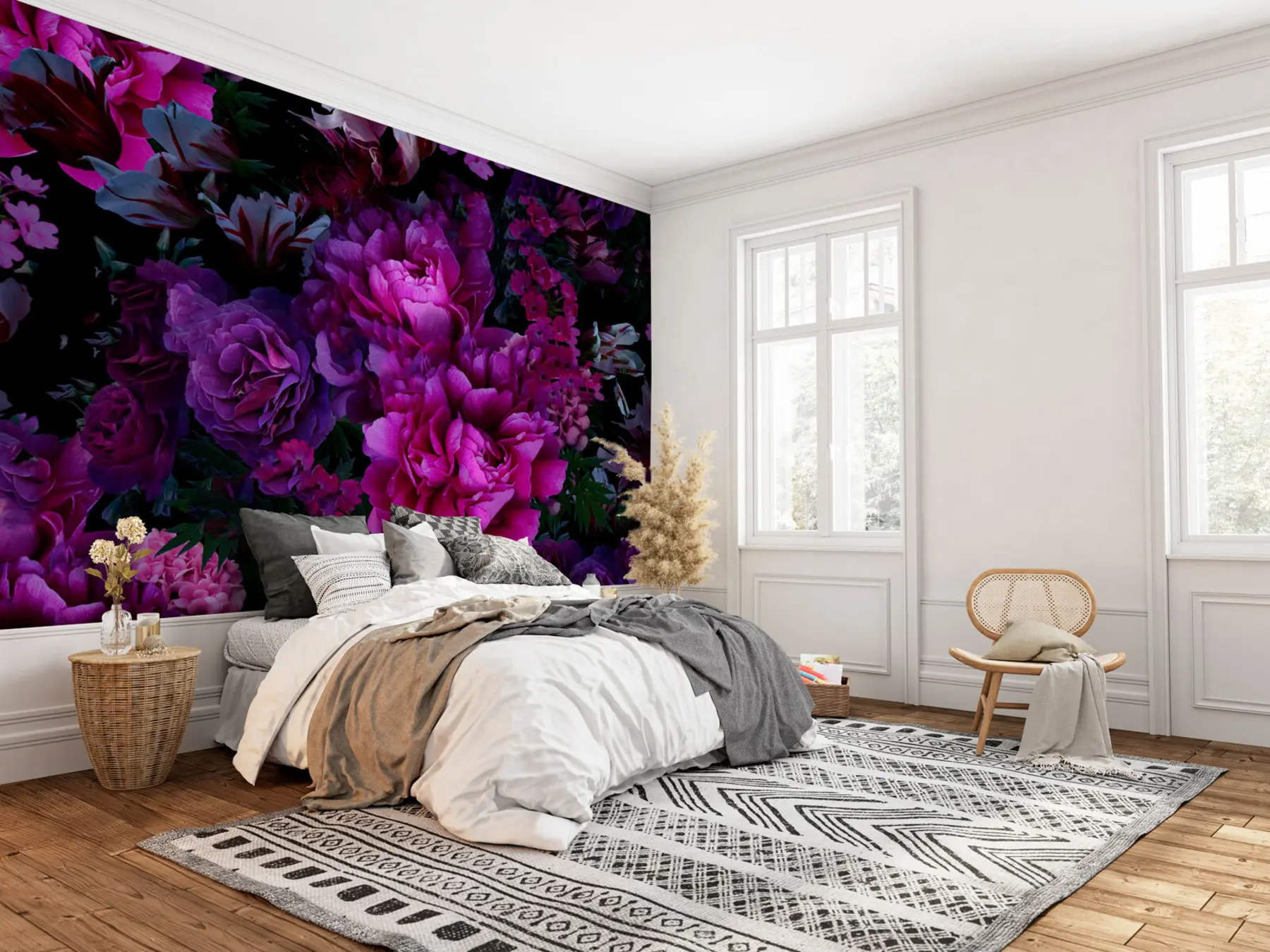 murales de pared Flores brillantes u72236