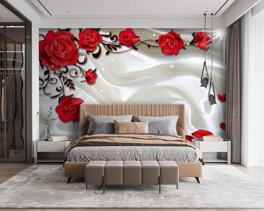 murales de pared Flor, comida y planta u45289