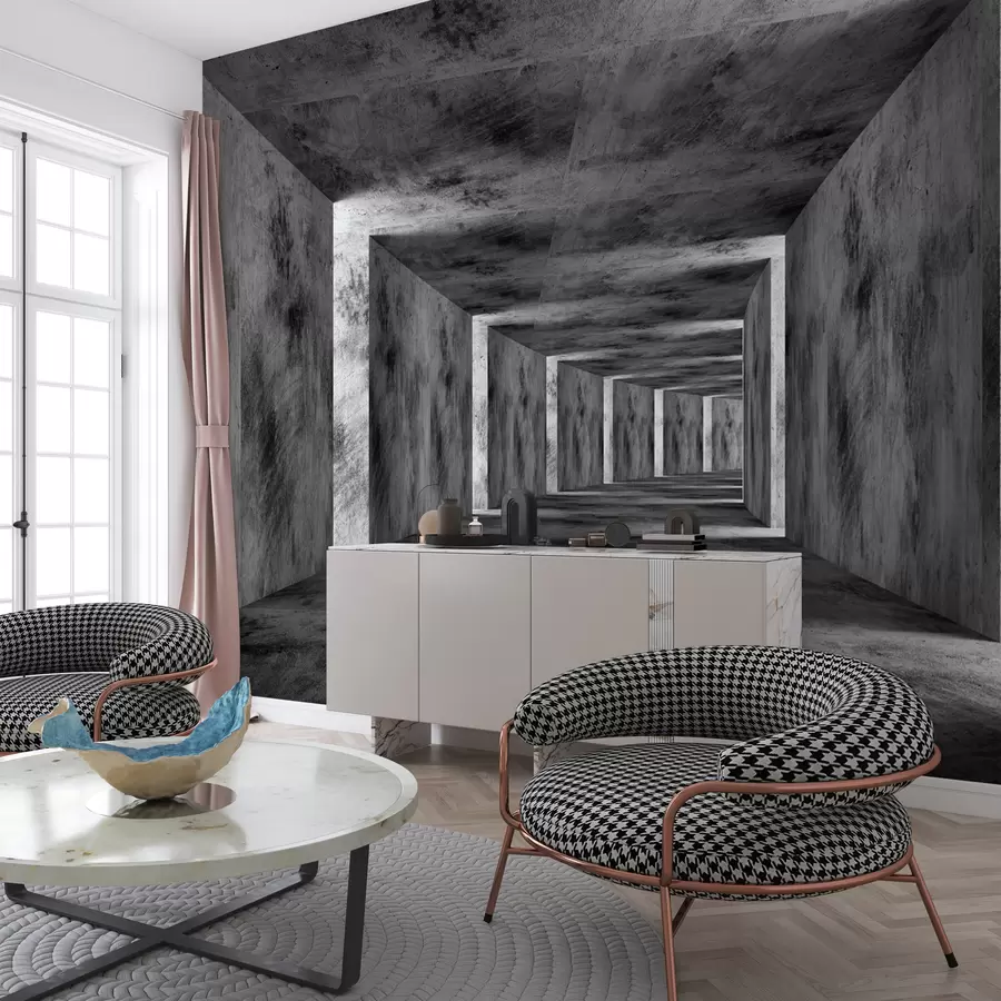 murales de pared Madera, estilo e en blanco y negro u45797