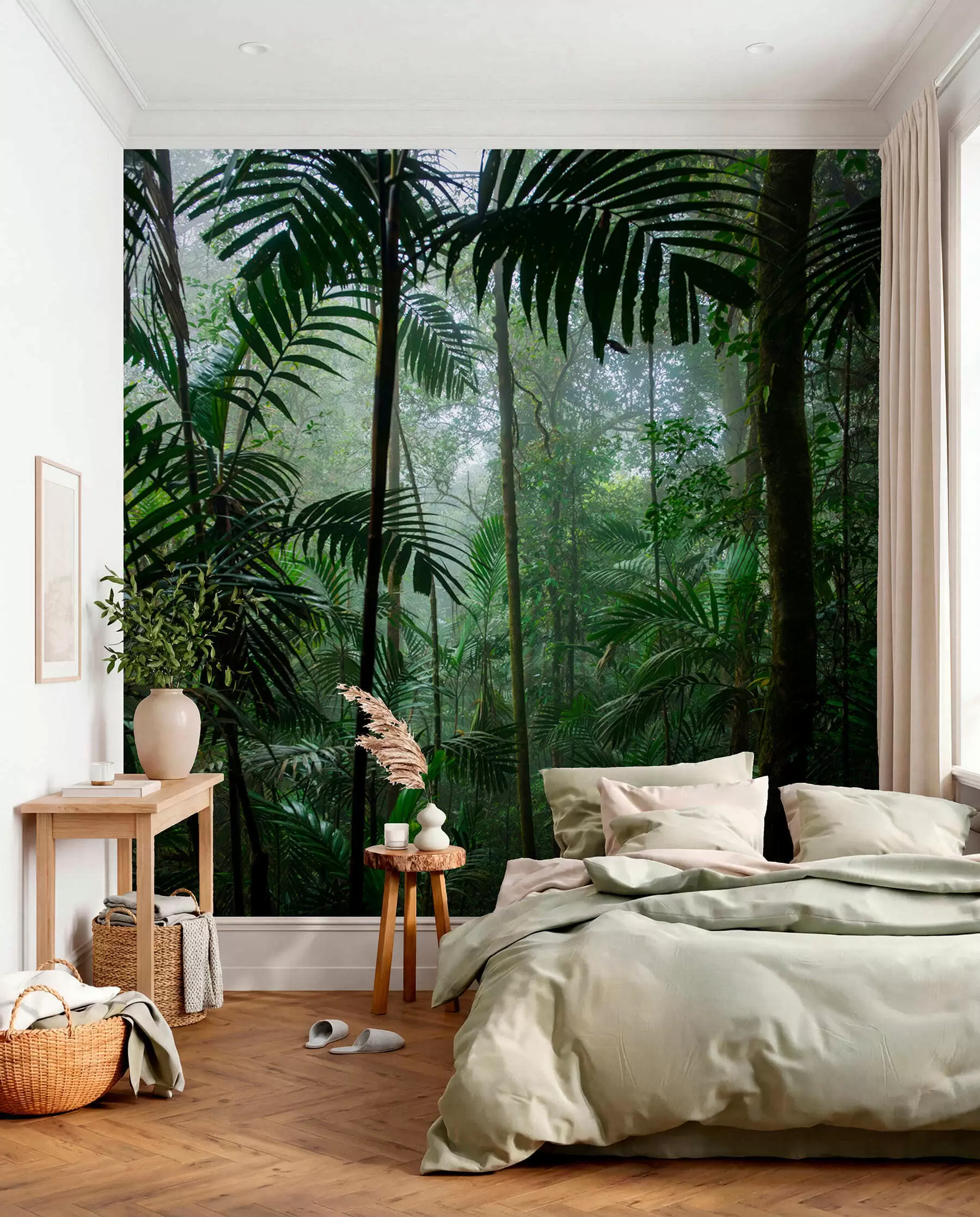 murales de pared Luz de selva tropical u72344