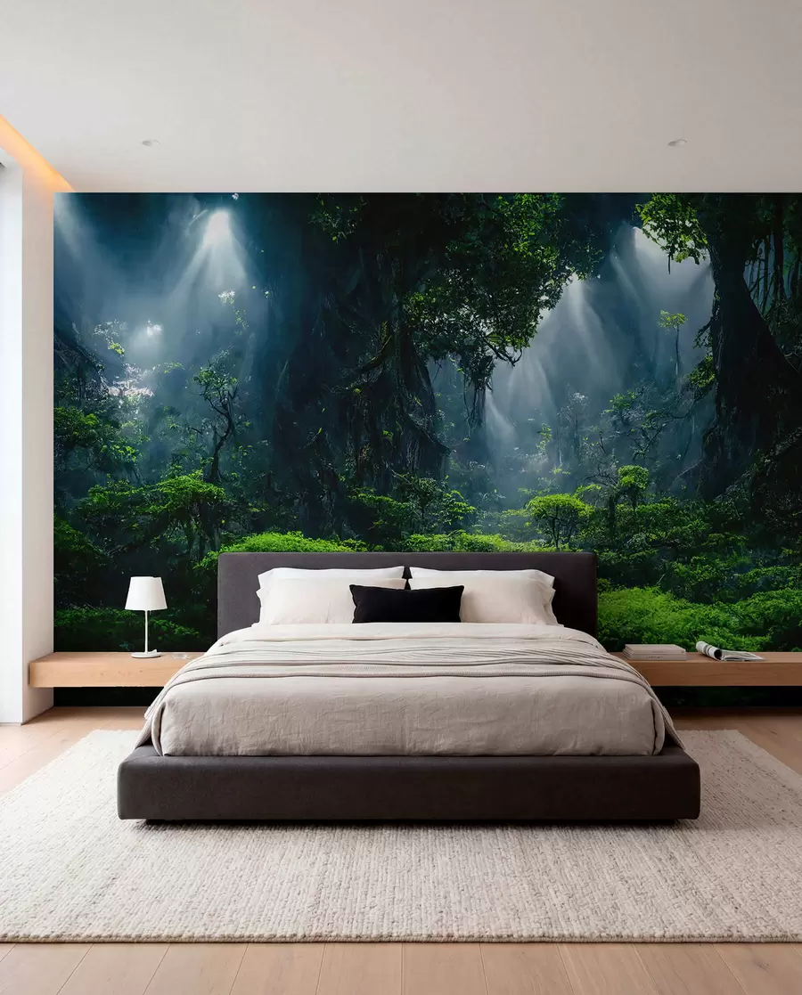 murales de pared Paisaje forestal natural u72430