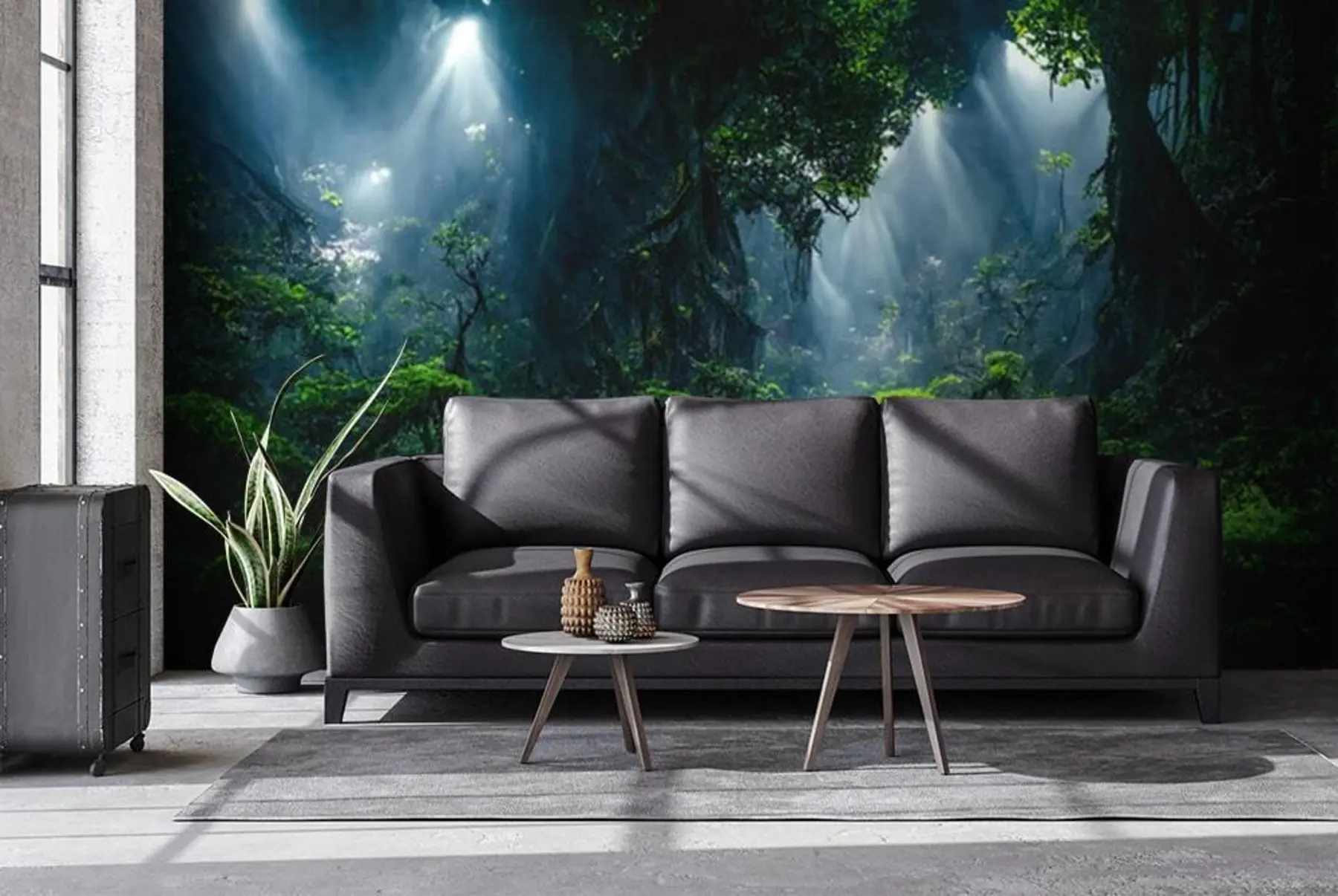 murales de pared Paisaje forestal natural u72430