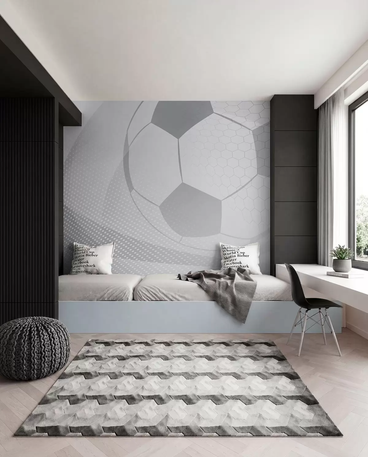 murales de pared Fútbol ligero u72781