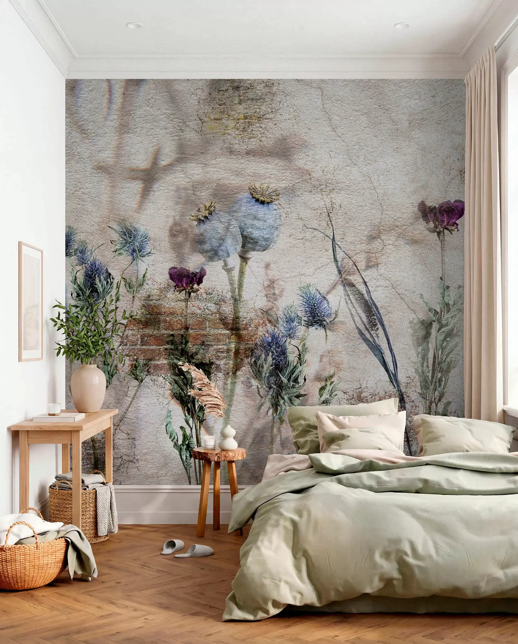 murales de pared Flores y hierbas u72771