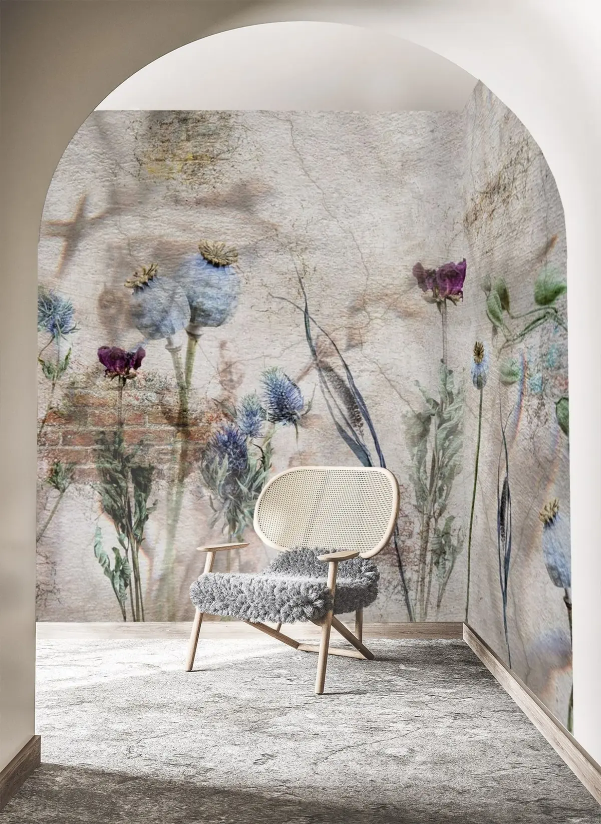 murales de pared Flores y hierbas u72771
