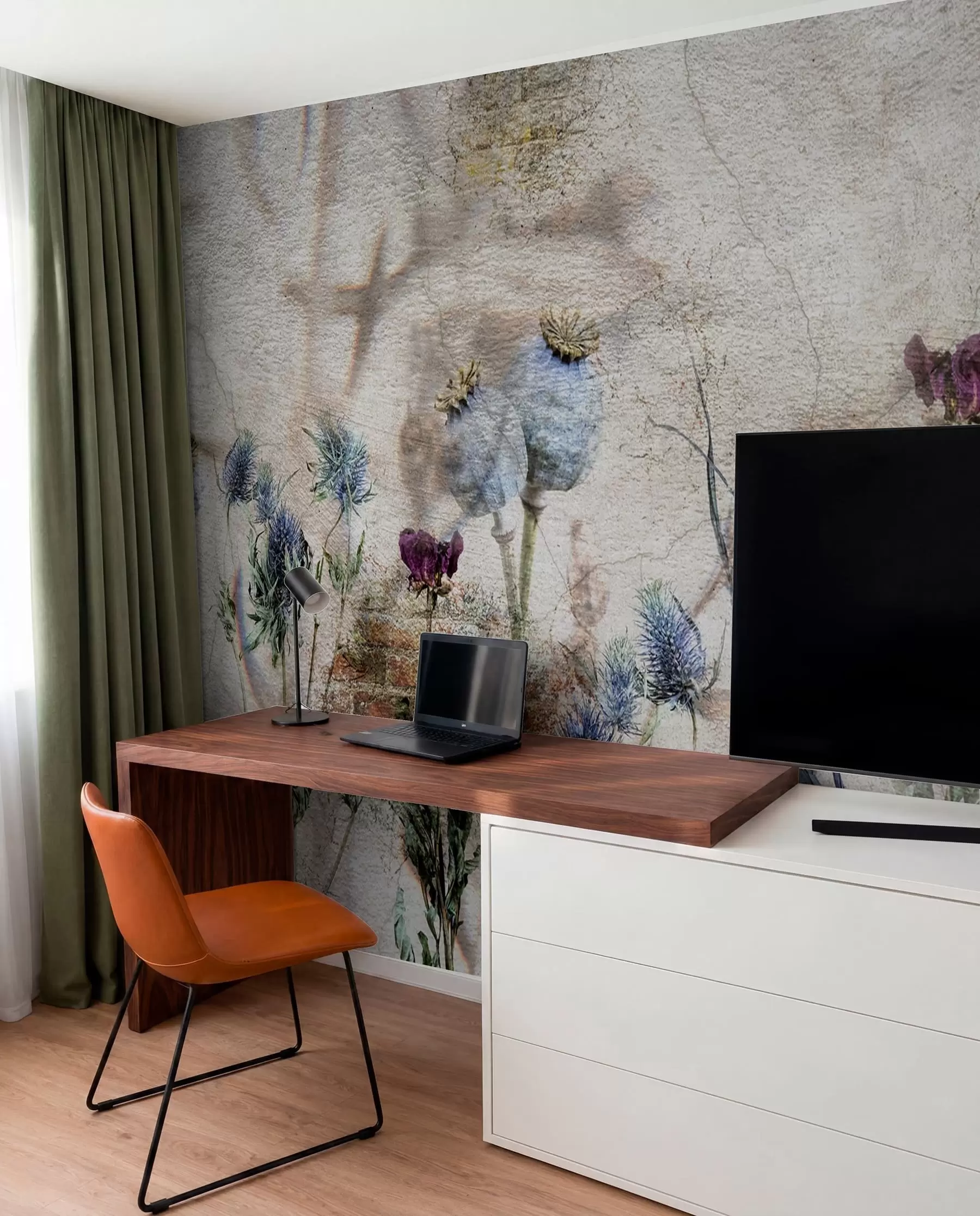 murales de pared Flores y hierbas u72771