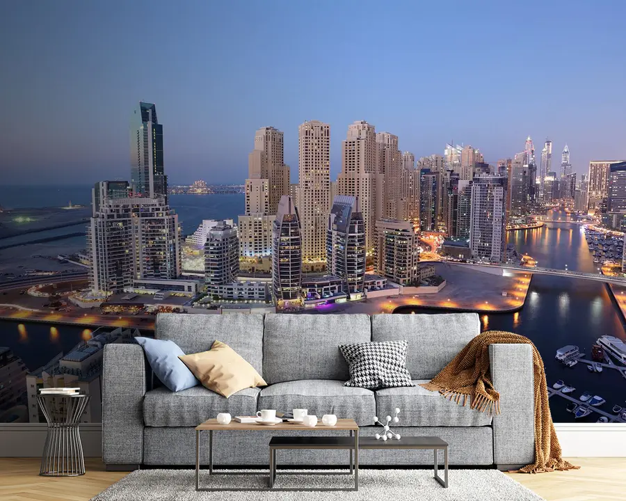 murales de pared Puertos de la metrópolis u68337