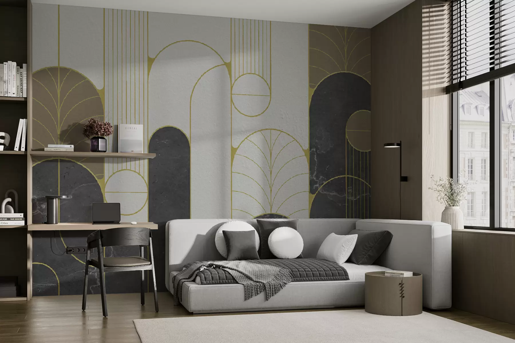 murales de pared Arcos al estilo de art deco u73101