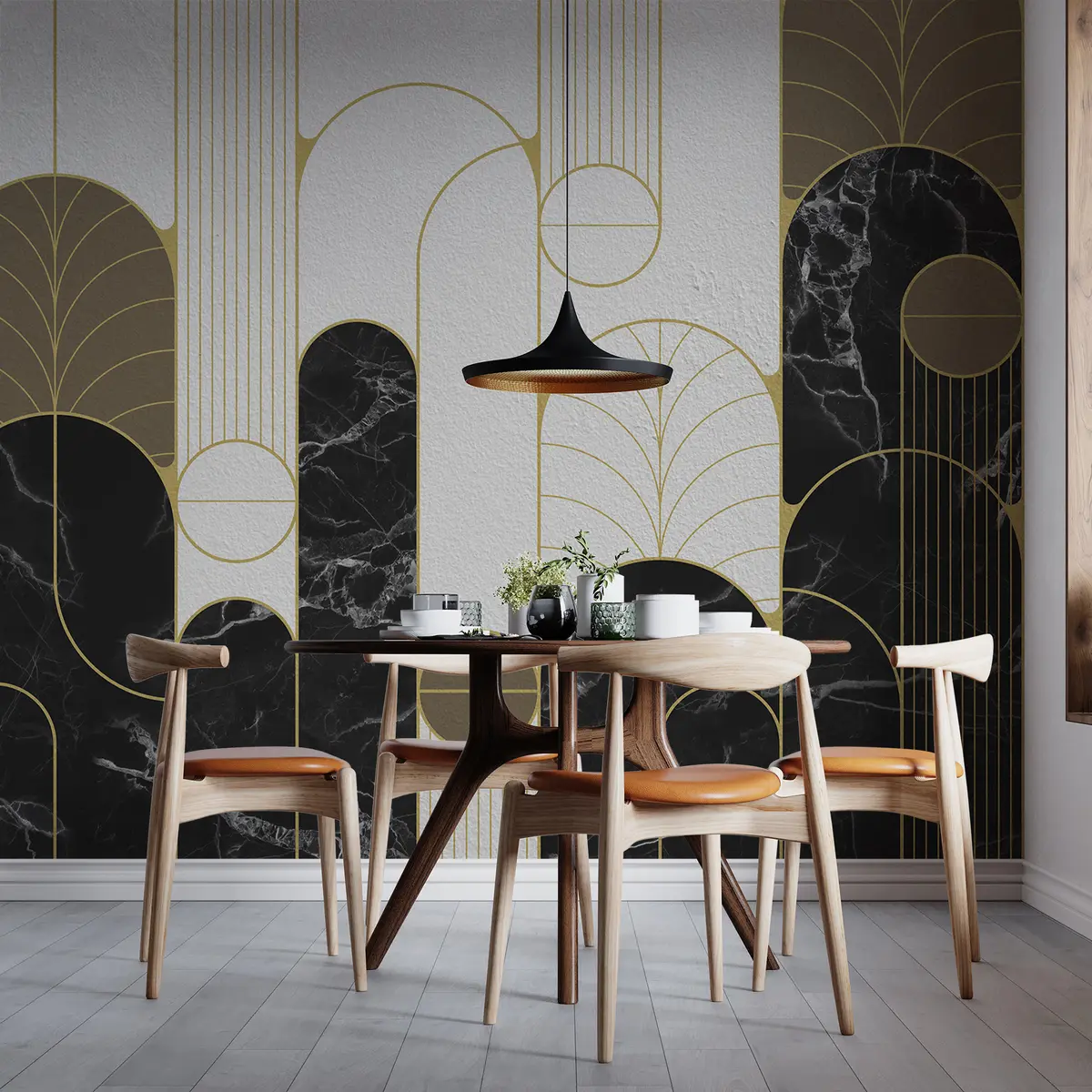 Murales de pared Arcos al estilo de art deco u73101 murales de pared Arcos al estilo de art deco u73101