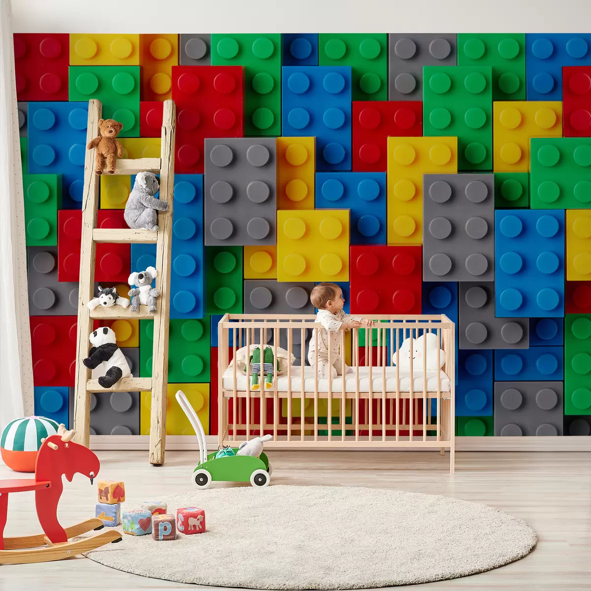 murales de pared "Bloques de colores" u93567
