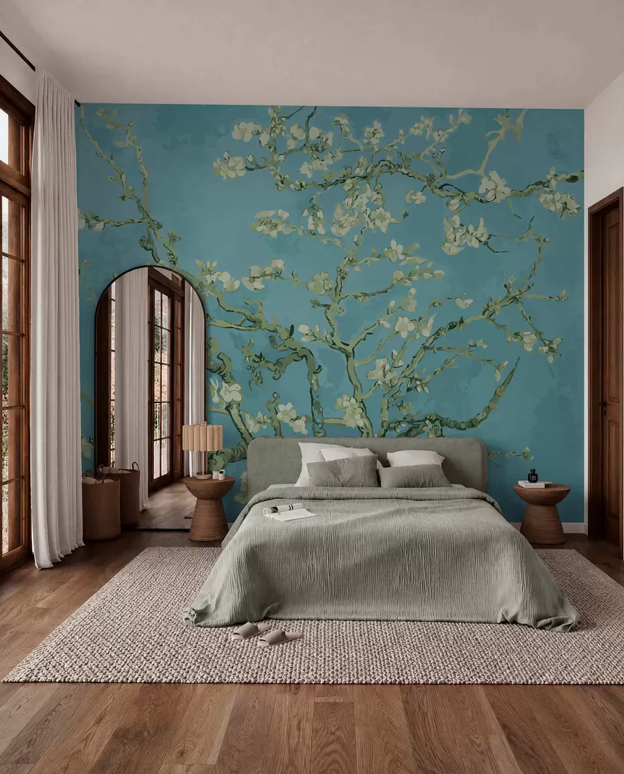 murales de pared Amandier panoramic en flores Van Gogh u93603