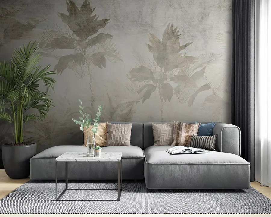 murales de pared Marrón, ramita y botánica u93394