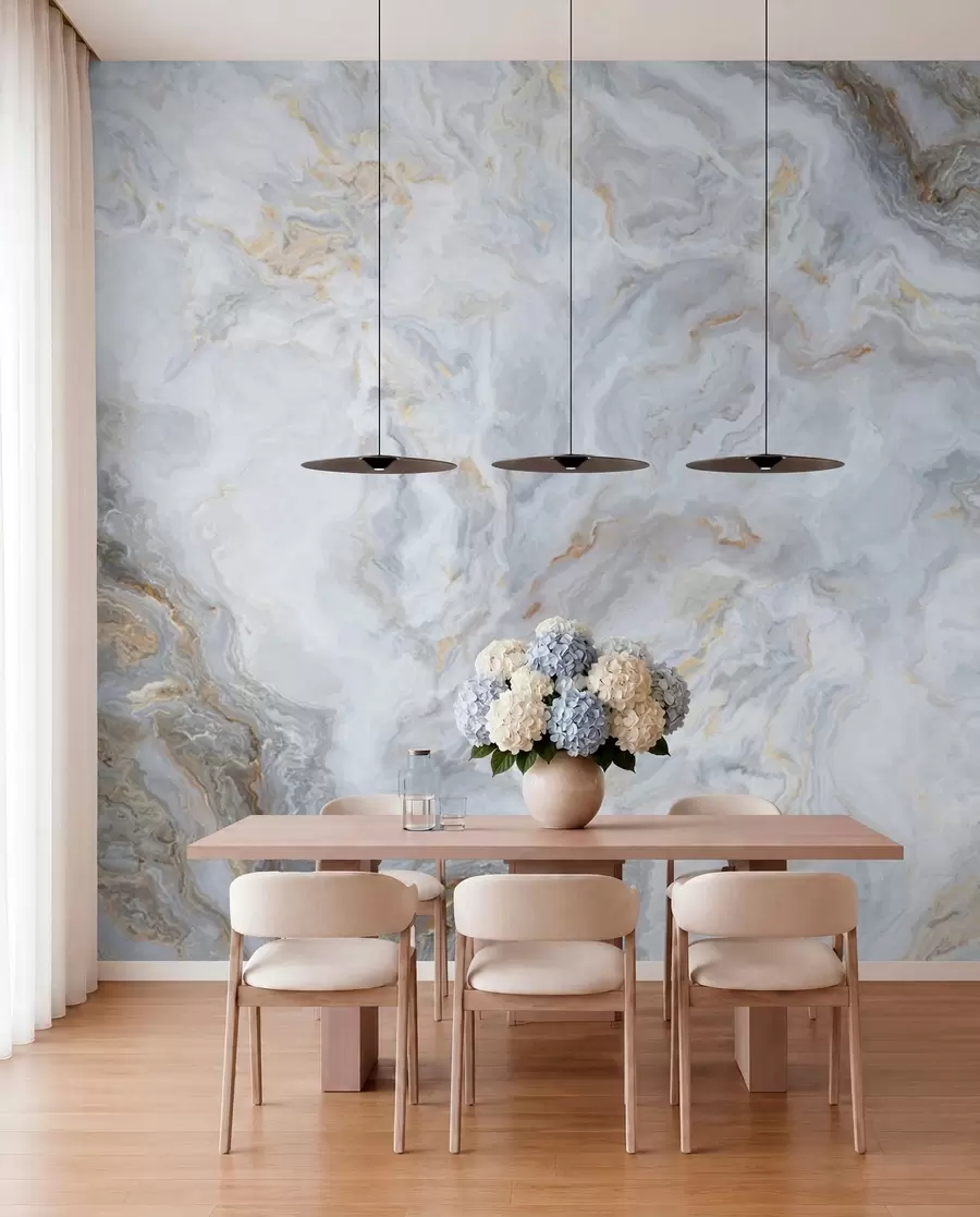 murales de pared Agua, textil y fluido u93422
