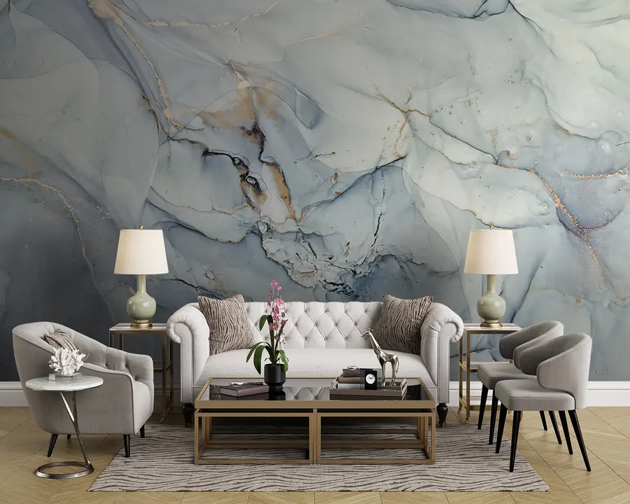 murales de pared Capa de hielo, nieve y derretimiento u93432