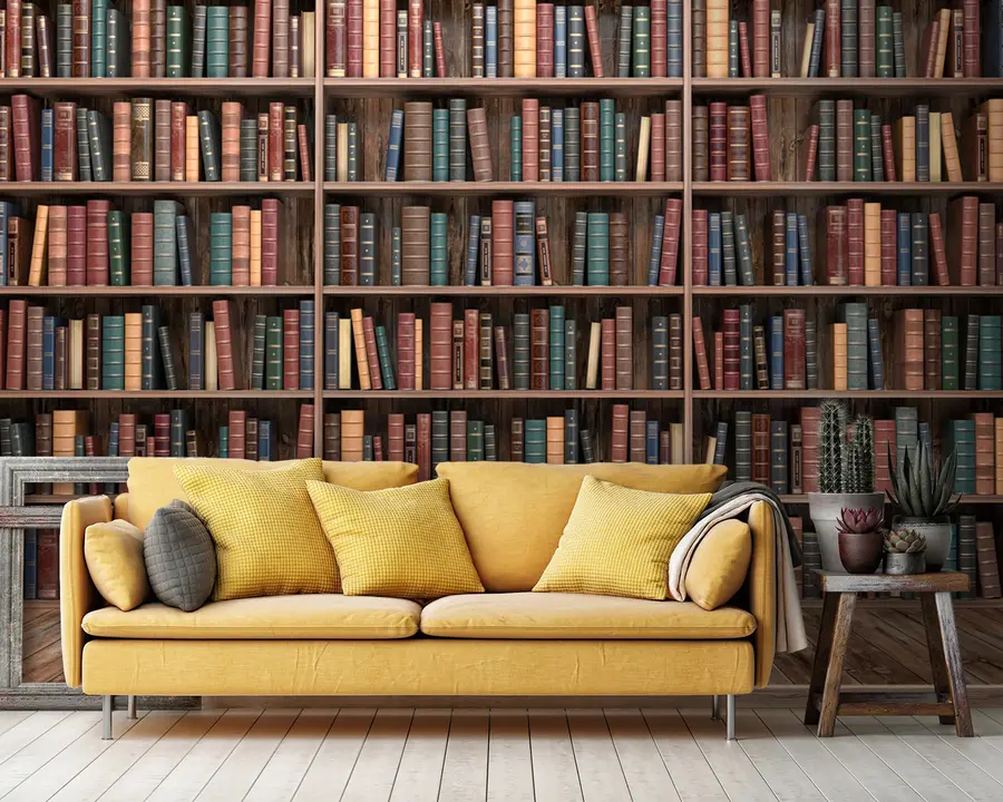 murales de pared Impresionante biblioteca u93501