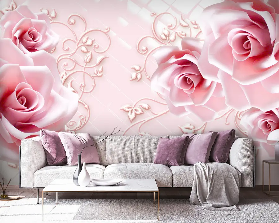 Murales de pared Flor, blanca y pétalo u47279 murales de pared Flor, blanca y pétalo u47279
