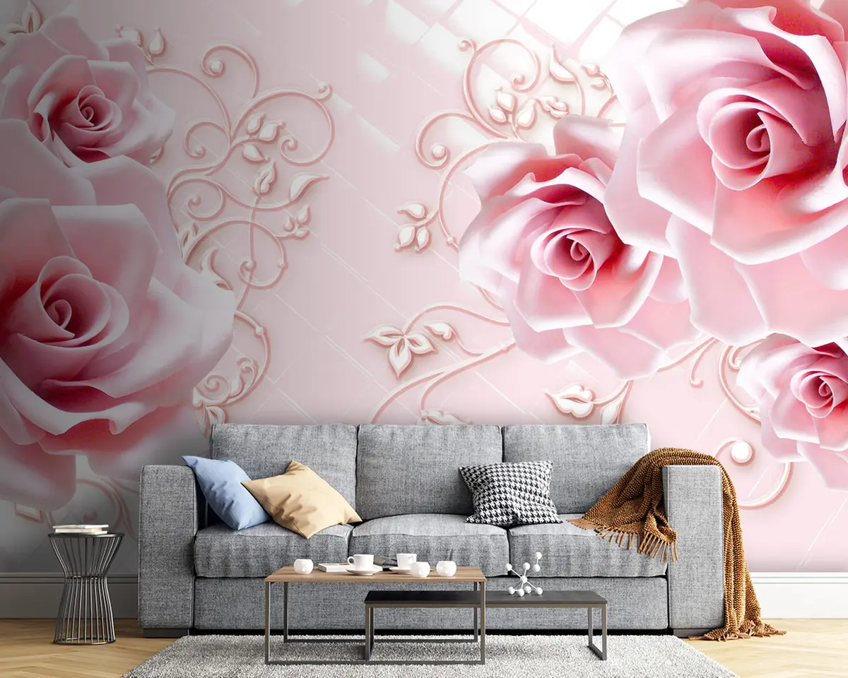 Murales de pared Flor, blanca y pétalo u47279 murales de pared Flor, blanca y pétalo u47279