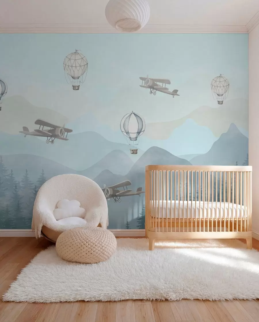 murales de pared Pequeños viajeros del cielo u74226