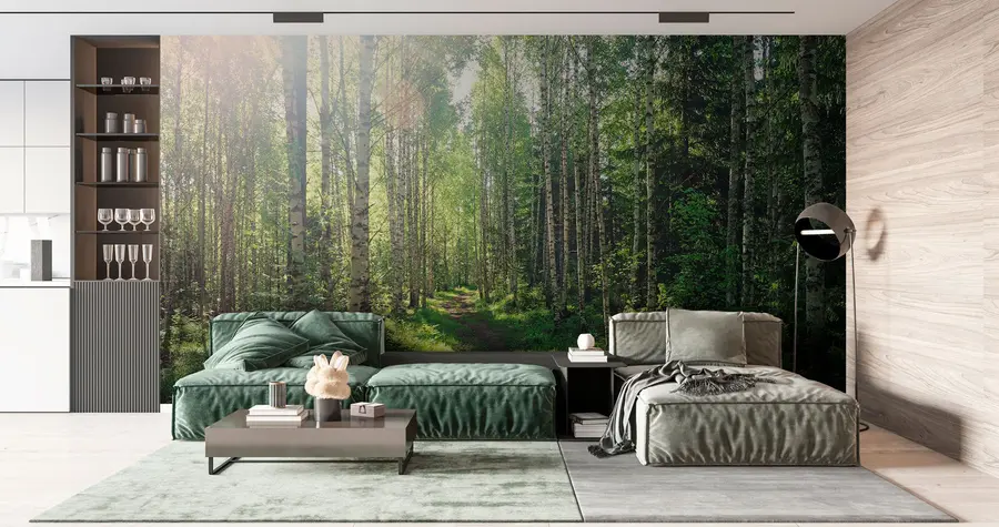Murales de pared Sunshine verde en Finlandia u74235 murales de pared Sunshine verde en Finlandia u74235