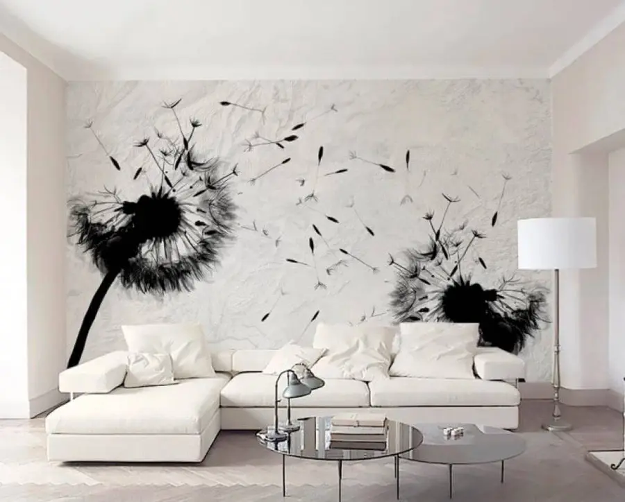 Murales de pared Flor, planta y pestaña u06731 murales de pared Flor, planta y pestaña u06731