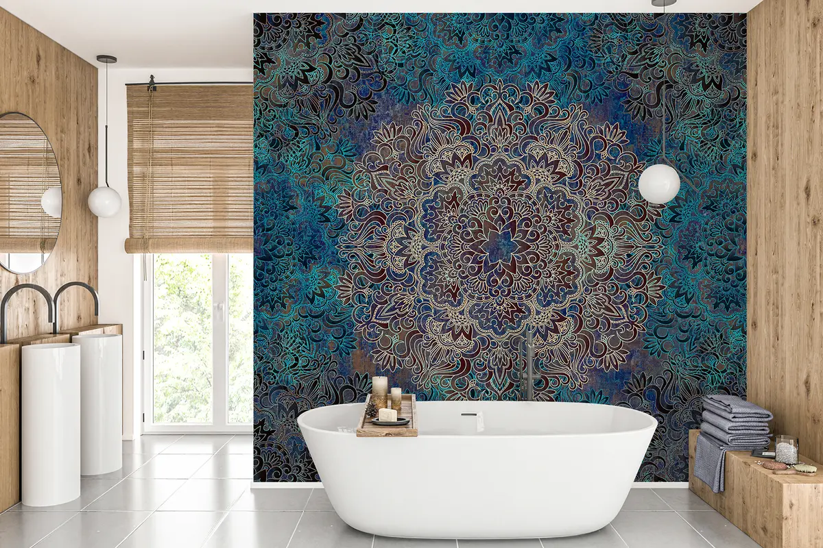 murales de pared Textil, arte y agua u59514