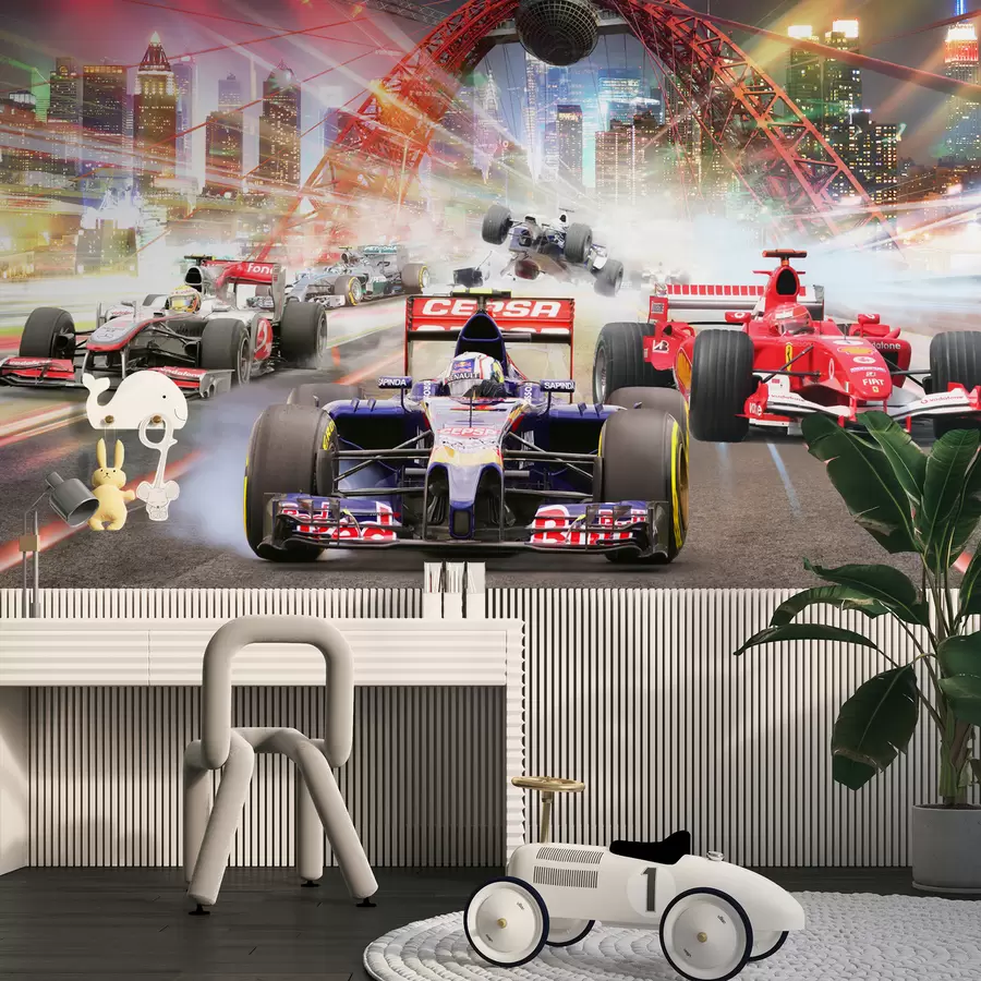 murales de pared Rueda, neumático y coche u64439