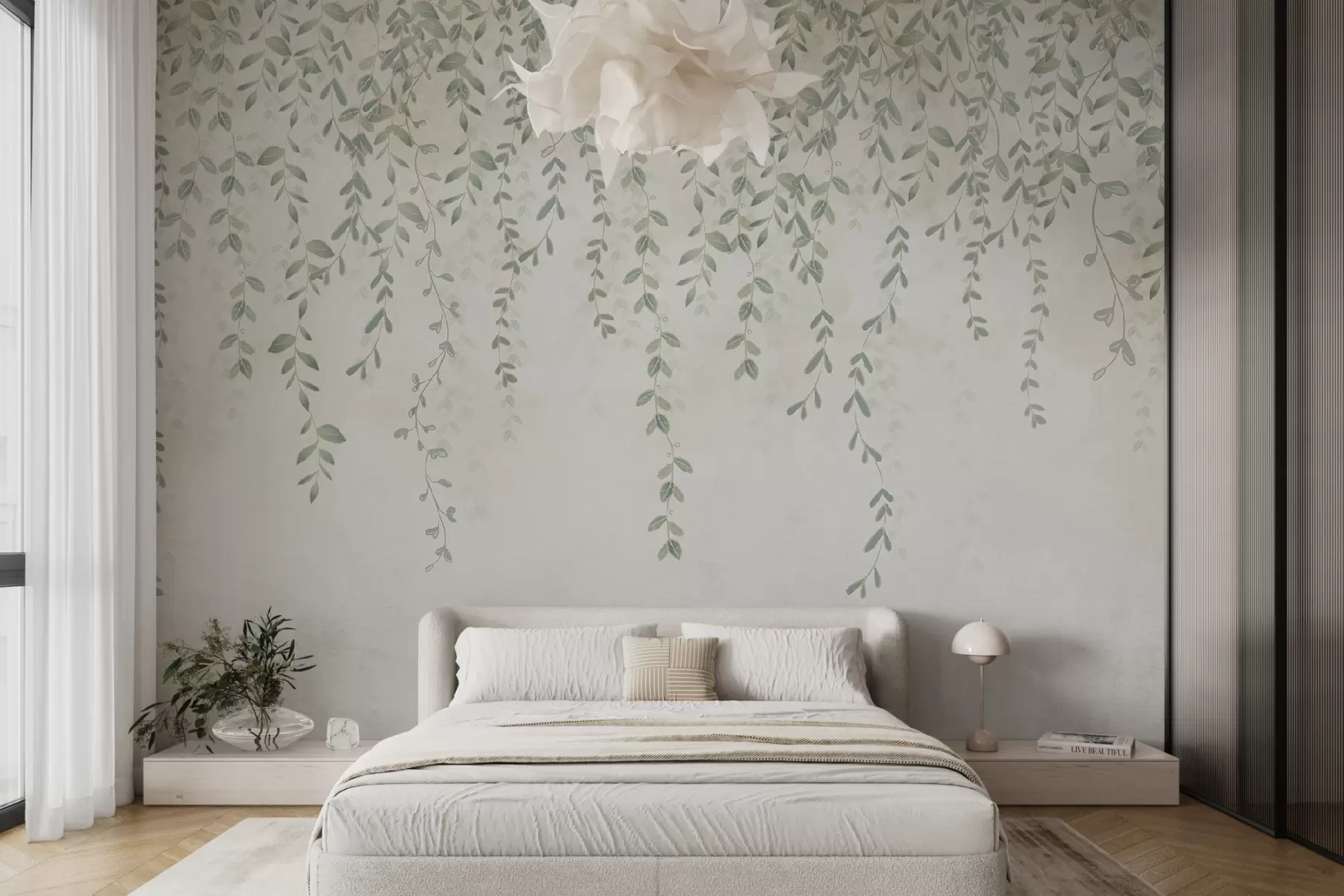 murales de pared Vides con follaje u71244