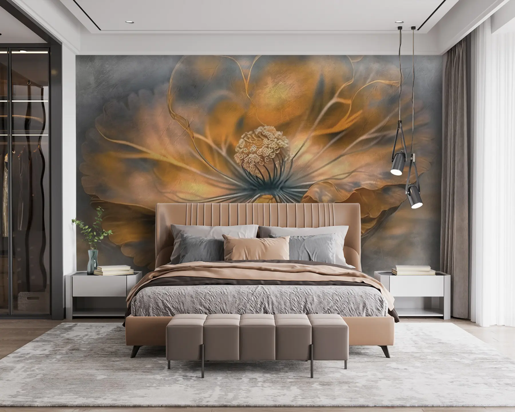 murales de pared Flor grande u93916