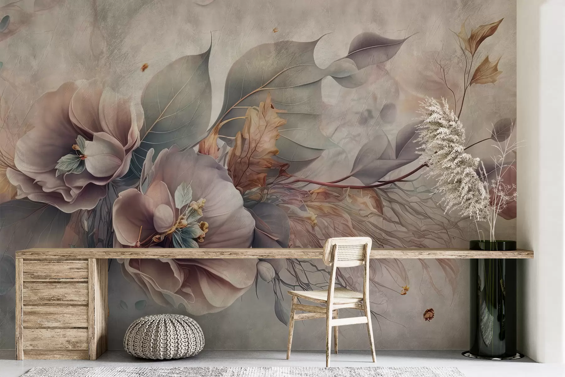 murales de pared Flores de quimera u93930