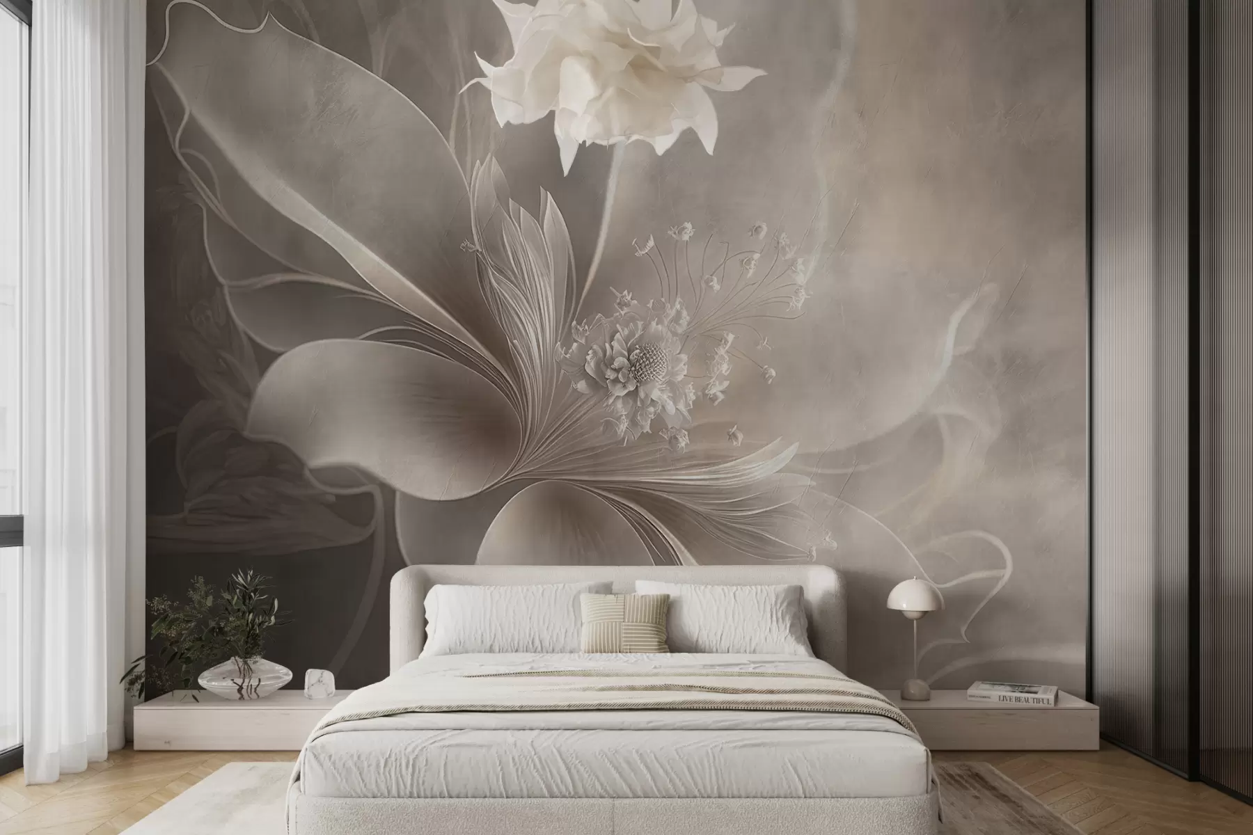 murales de pared Una flor muy delicada u93944