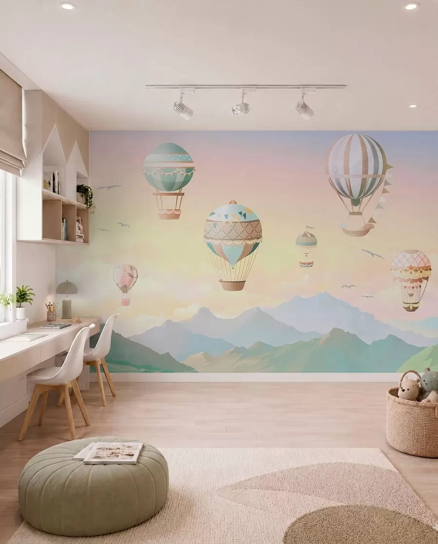 murales de pared Globos sobre el valle u94137