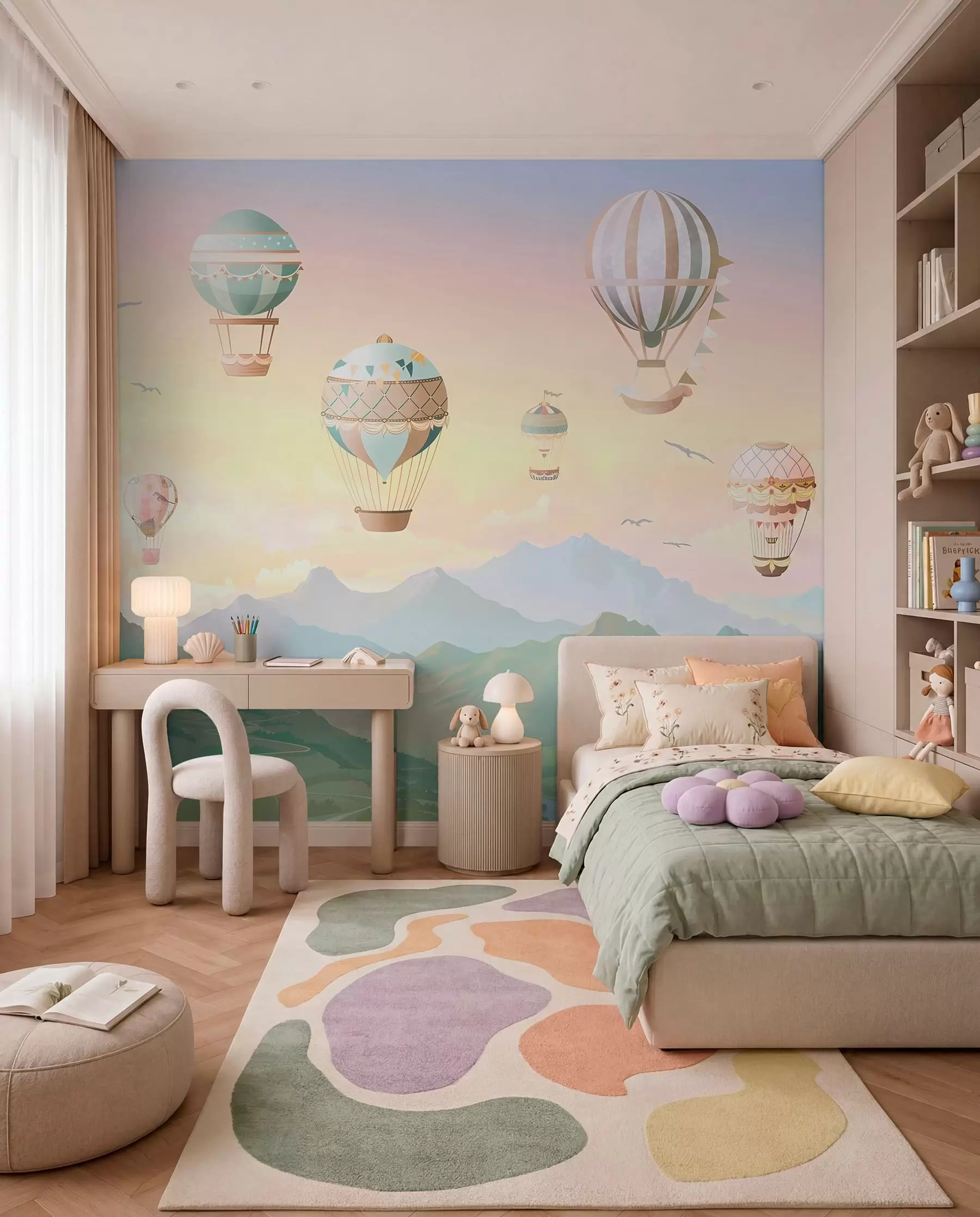murales de pared Globos sobre el valle u94137