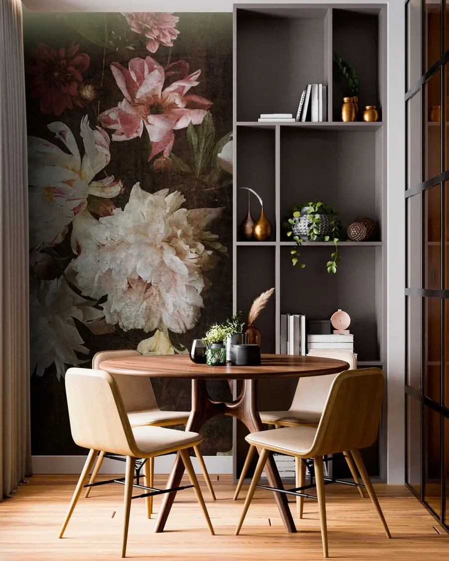 Murales de pared Brotes vintage de flores u94146 murales de pared Brotes vintage de flores u94146