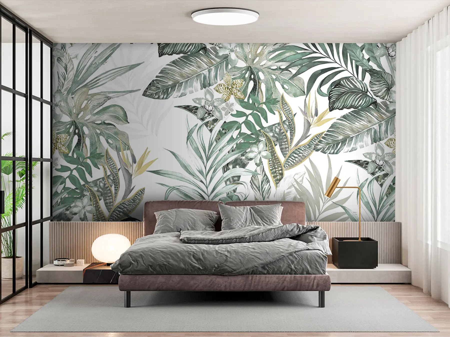 murales de pared Diseño digital y textil de patrones u94199