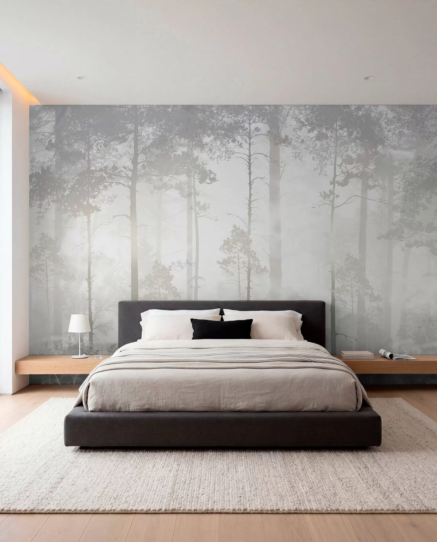 murales de pared Bosque color perla u94439