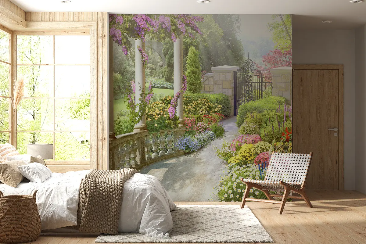 murales de pared Flor, planta y pétalo u03933