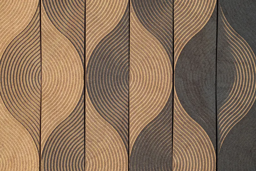 murales de pared Ondas al estilo oriental u75837