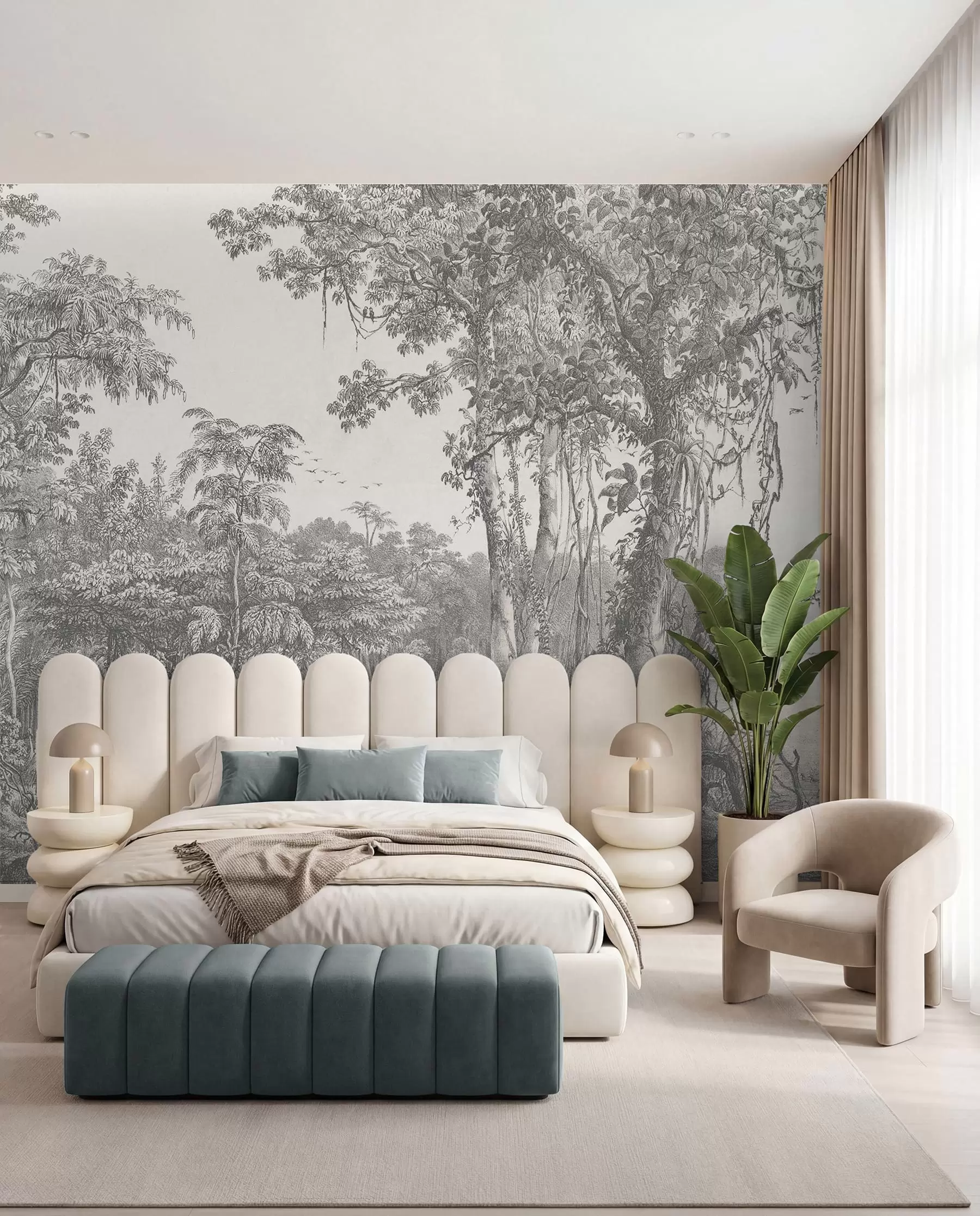 murales de pared Estudio del bosque u95795