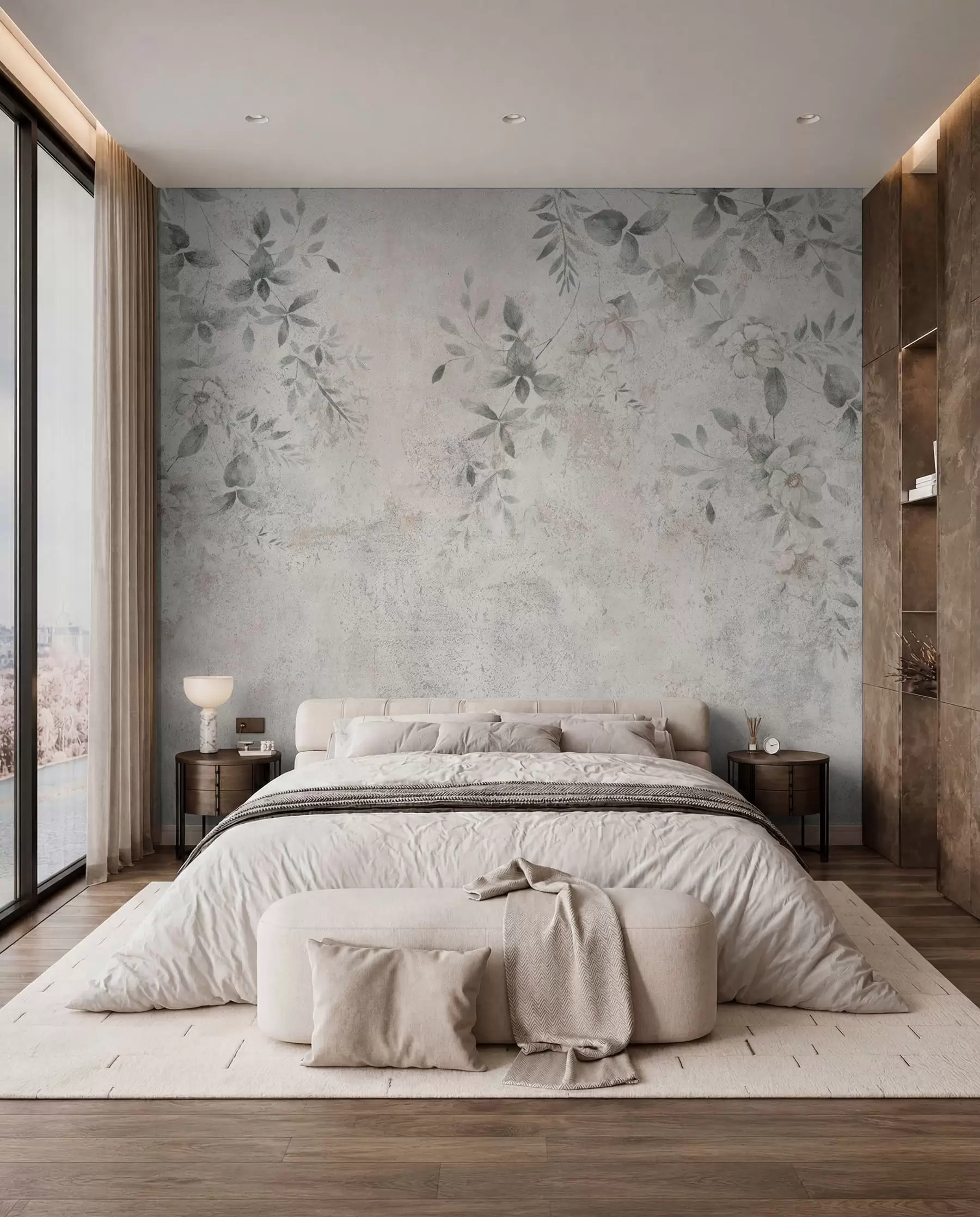 murales de pared Flores con pátina u96140