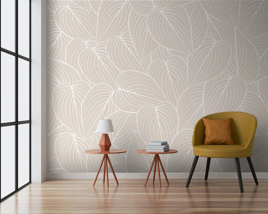 Murales de pared Hojas florales pastel u96282 murales de pared Hojas florales pastel u96282