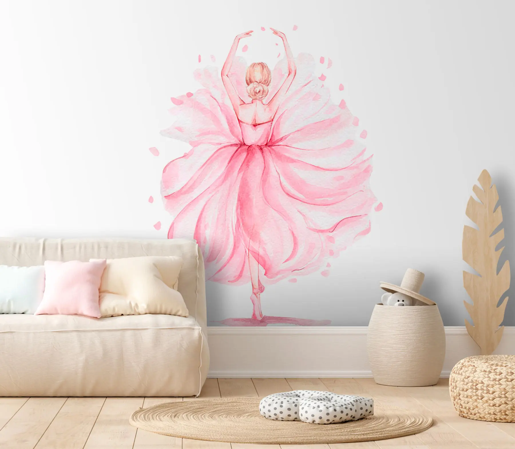 murales de pared Bailarina acuarela u96319