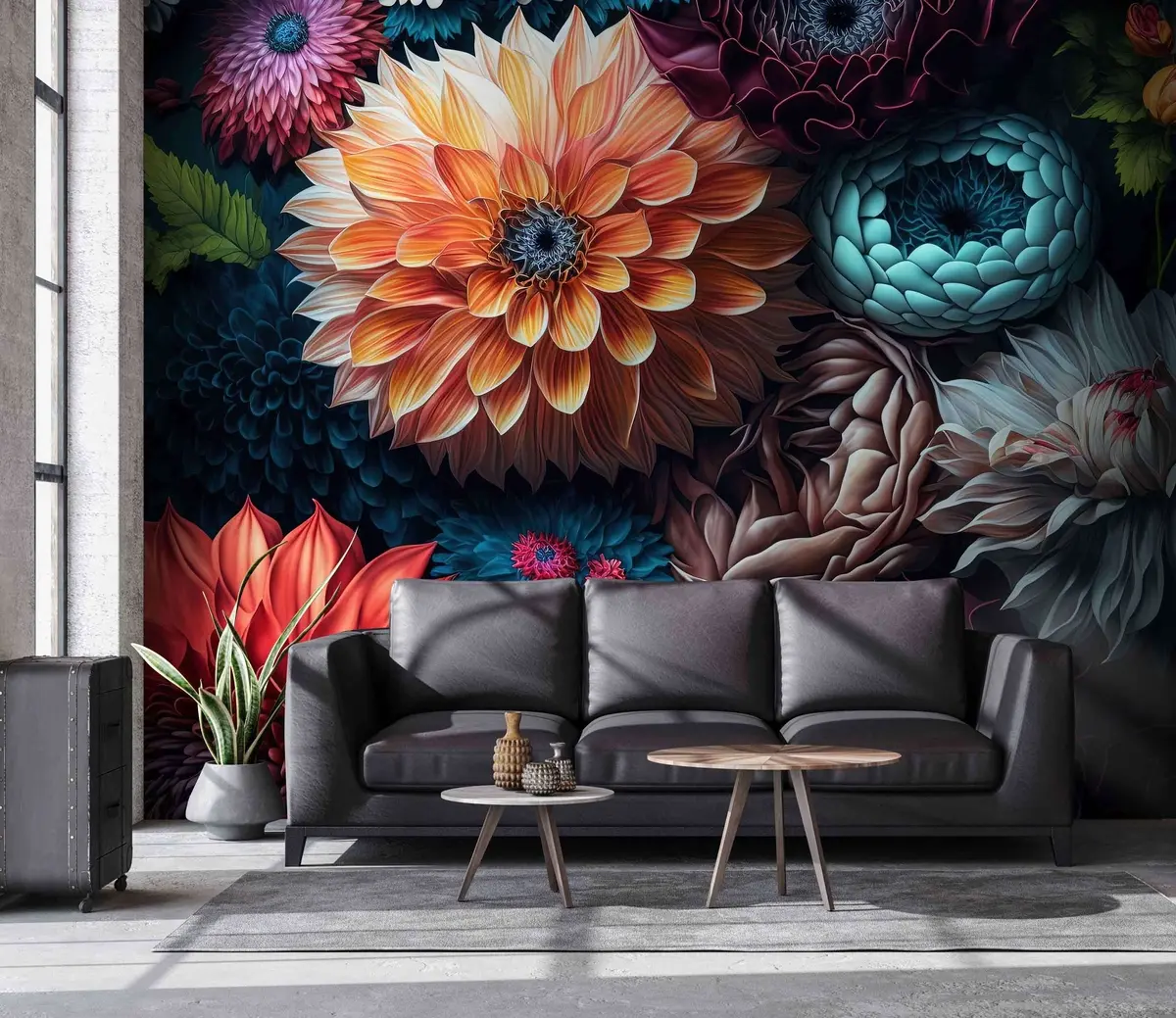 murales de pared Un ramo floreciente u96632