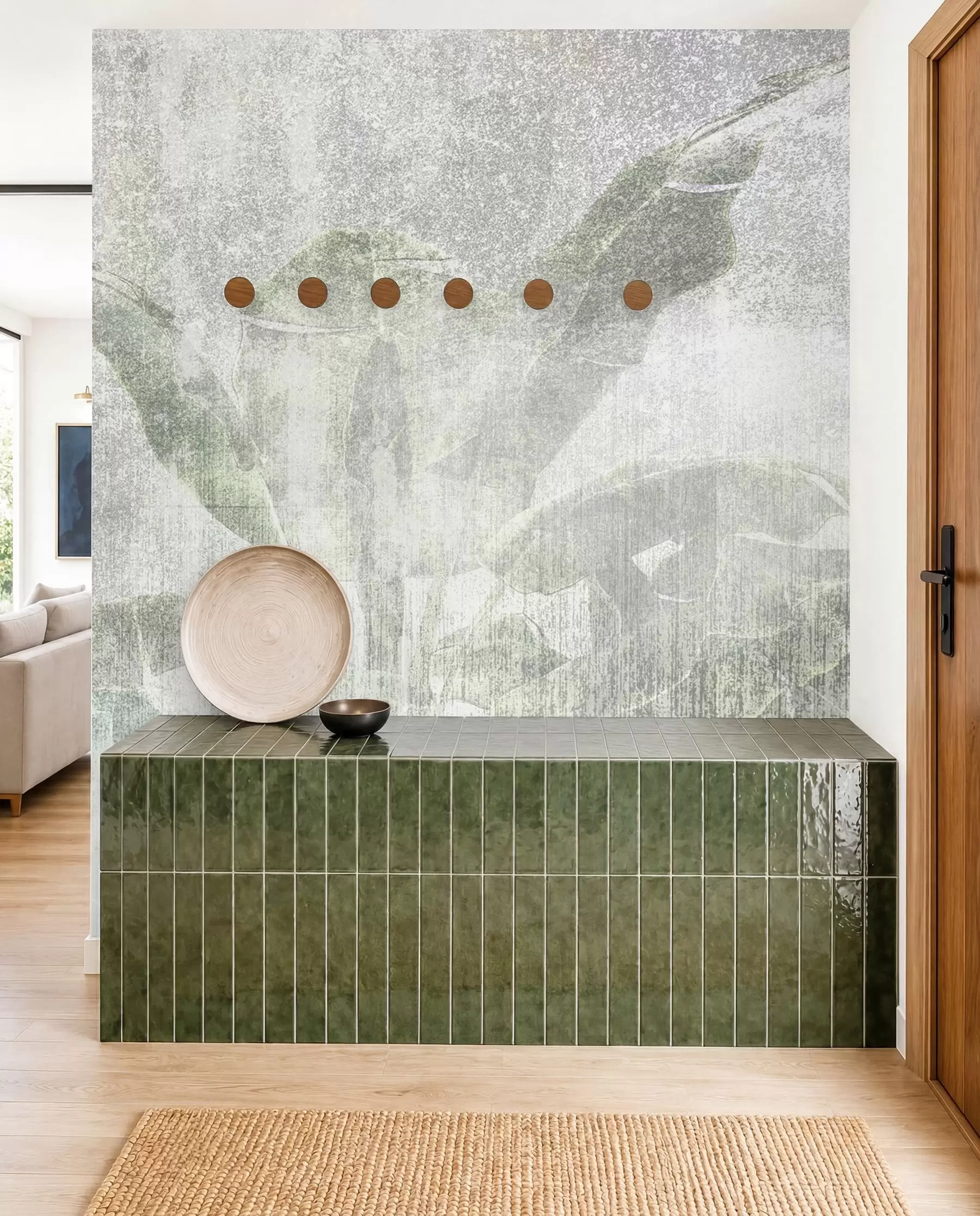 murales de pared Estilo loft de palmeras tropicales u97030