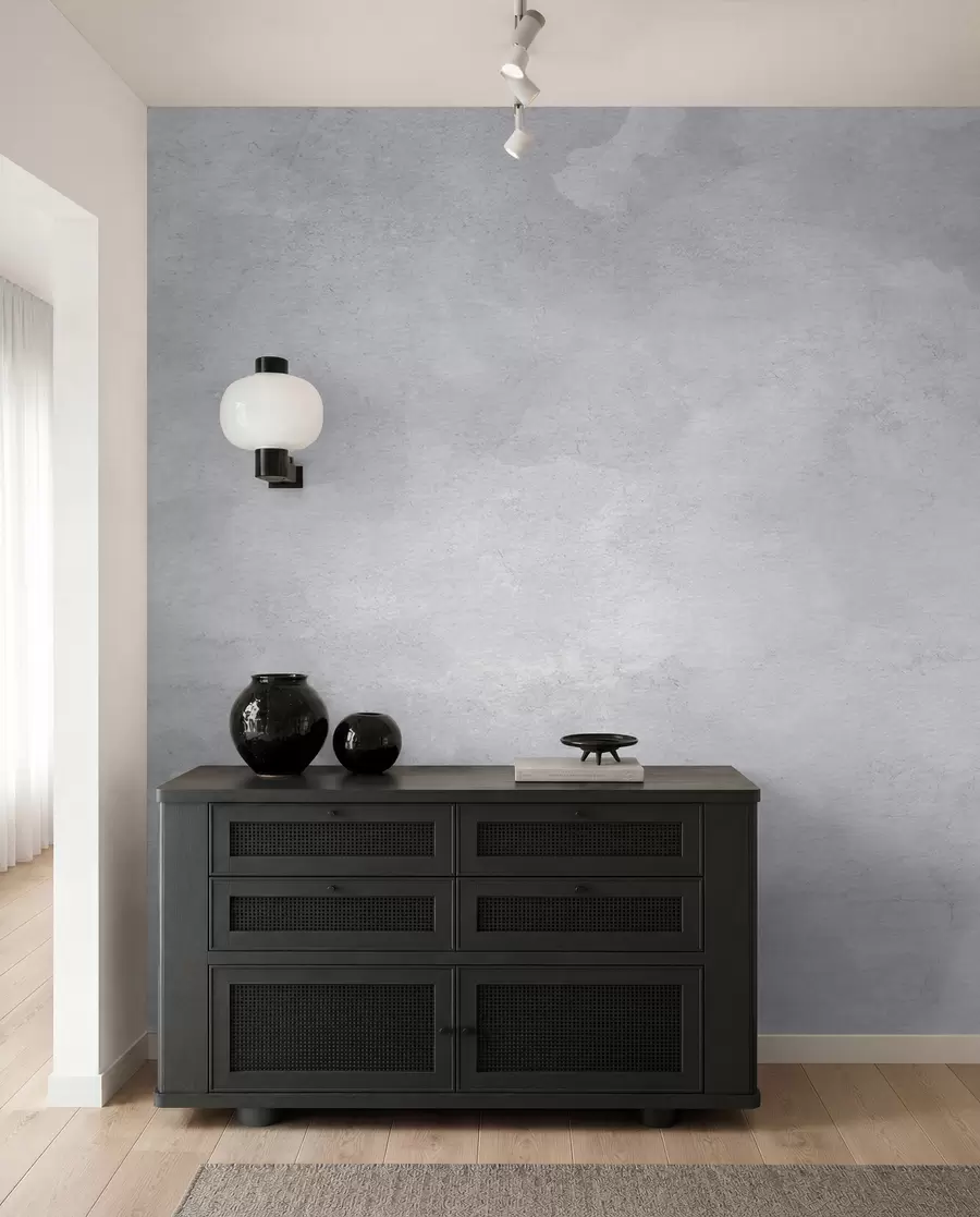 murales de pared Hormigón ahumado gris u97232