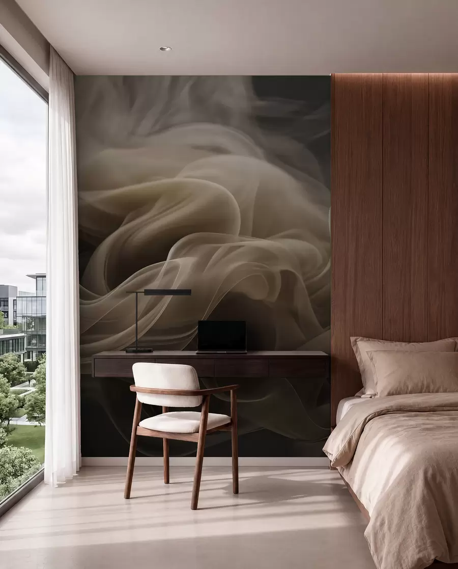 murales de pared Pliegues ahumados u96591